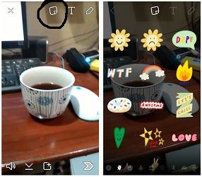 How to Add Stickers to Snapchat Photo