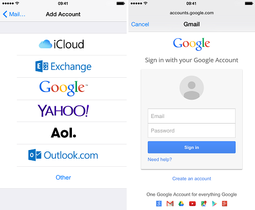 How to Add your Google Account to your iPhone