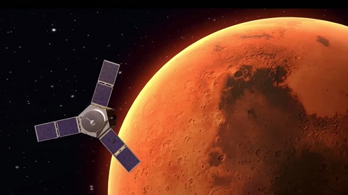 The Hope Satellite by the United Arab Emirates Reaches Mars Soon
